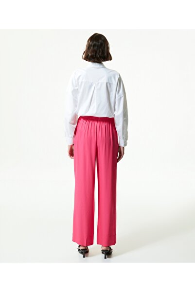 Machka Yüksek Bel Wide Leg Fit Pantolon