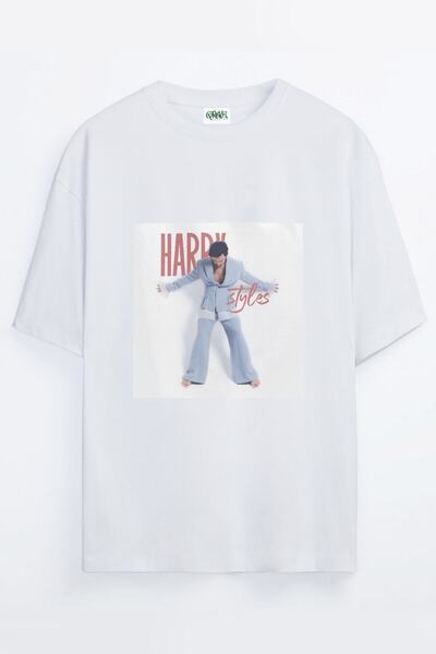 Grove Fashion تي شيرت كبير الحجم مطبوع عليه Harry Styles للجنسين