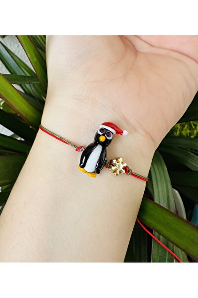 HARİKALAR DÜKKANI عيد الميلاد ندفة الثلج البطريق مورانو سوار