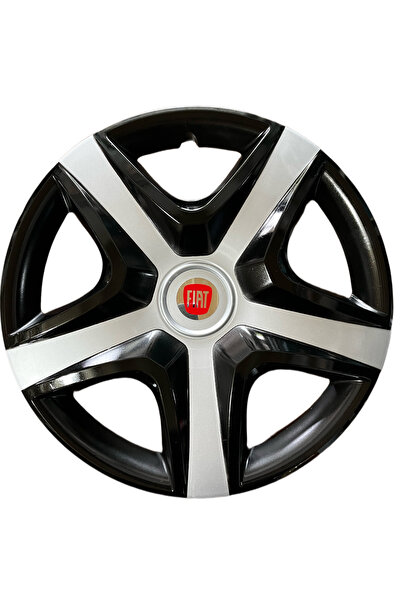 Safran Fıat Logolu 16’ınc 4’lü Siyah Gri Kant Kapağı