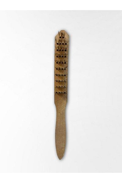 prestige store wire brush barbecue brush wood