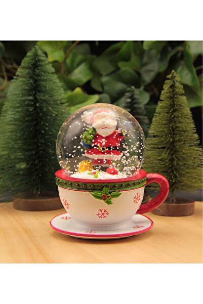 HEDİYEBİZİZ Yılbaşı Noel Kar Küresi Merry Christmas Fincan