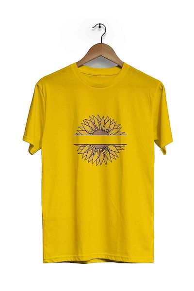 Pisa Art Sunflower Crew Neck κοντομάνικο μπλουζάκι Bll3831