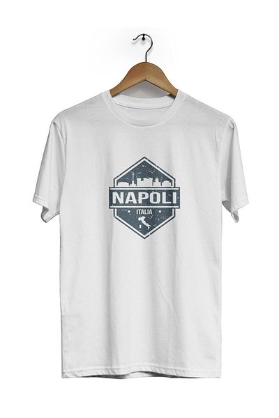 Pisa Art Νάπολι Ιταλία Μπλουζάκι με κοντό μανίκι Bll2229