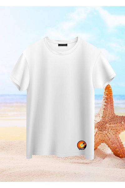 Pisa Art Sunset Crea-tshirt - Crew Neck, Ανδρικό T-shirt με στάμπα στη φούστα