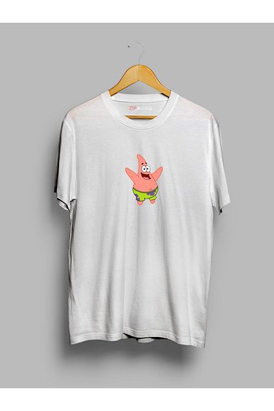 Pisa Art Μπλουζάκι με στάμπα με σχέδιο Patrick Star Oversize