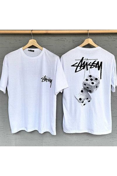 Pisa Art - Μπλουζάκι με στάμπα με ζάρια New Season Oversize