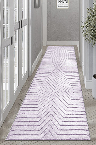 Thalia Home Kaymaz Tabanlı Yıkanabilir Baskılı Yolluk Mutfak Halısı Koridor H...