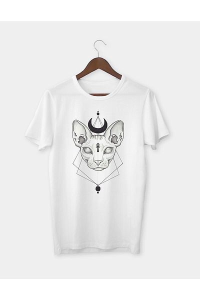 Pisa Art Μπλουζάκι με στάμπα Satanic Cat