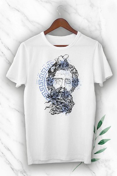 Pisa Art Μπλουζάκι Unisex με στάμπα με γλυπτό μυθολογίας