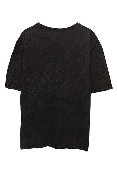 Pisa Art UNISEX OVERSIZE ΠΛΥΣΜΕΝΟ ΥΦΑΣΜΑ ROCK ΜΟΥΣΙΚΑ ΣΙΟΥΞΙΑ ΚΑΙ THE BANSHEES ΕΚΠΤΩΜΕΝΟ ΓΚΡΙ ΜΠΟΥΜΕΛΟ