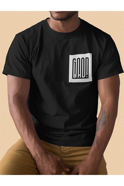 Pisa Art Μπλουζάκι με στάμπα Goodbad μπροστά-πίσω