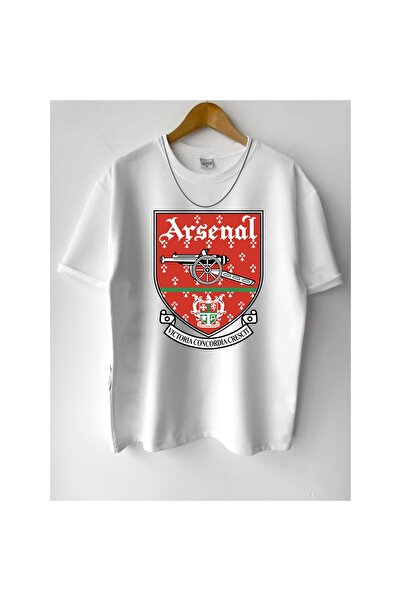Pisa Art تي شيرت بتصميم خاص بشعار آرسنال ريترو