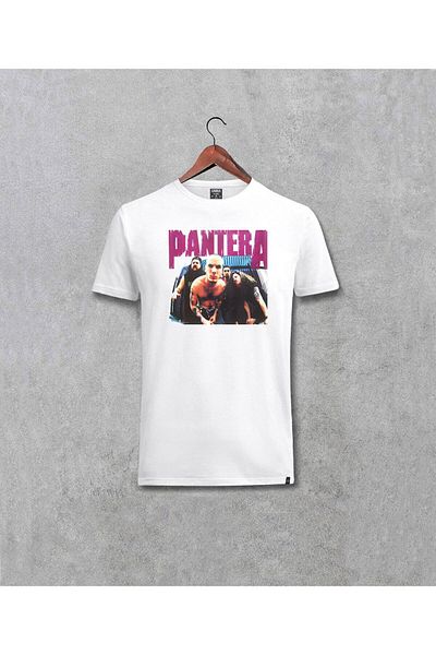 Pisa Art Μπλουζάκι με τυπωμένο σχέδιο Pantera Music Band (Unisex).