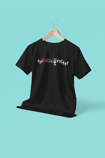 Pisa Art T-shirt Novak Djokovic Tennis