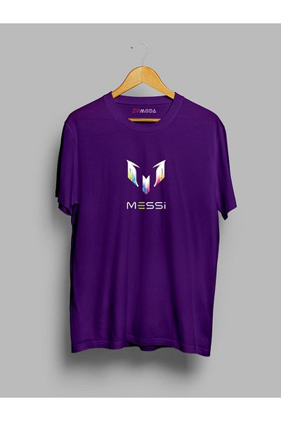 Pisa Art Μπλουζάκι με στάμπα μεγάλου μεγέθους Messi 10 Design μπροστά και πίσω