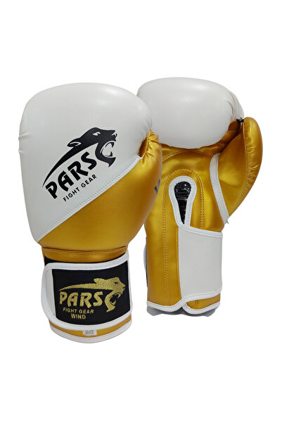 Pars Wind Pro Boxing Gloves Gold-White PRS-3607