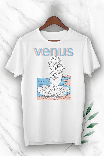 Pisa Art Unisex Λευκό T-Shirt