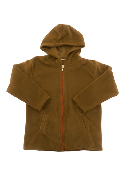 VATAN KIDS Camel Hooded Children's Fleece Cardigan