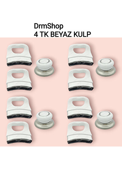 shopdrm UNİVERSAL Tüm Tencerelere BEYAZ Tencere-Tava Ve Sahan Kulpu Kulp Tepe...