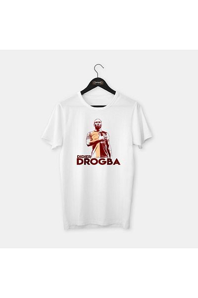 Pisa Art Didier Drogba - Σειρά Legends Special Drawing Design, χτενισμένο βαμβακερό μπλουζάκι