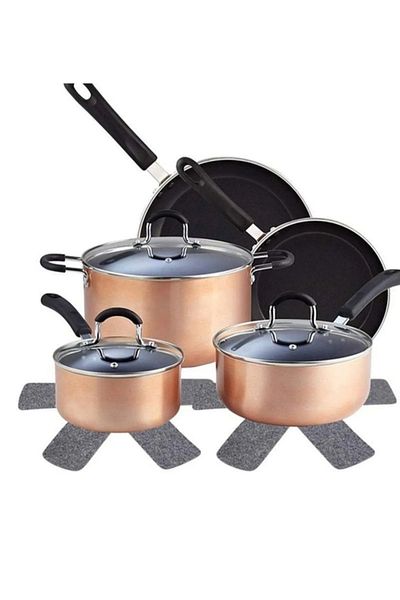 MADETENE Pan Pot and Pyrex Protective Anti-Scratch Felt Set of 12 30x30 Cm