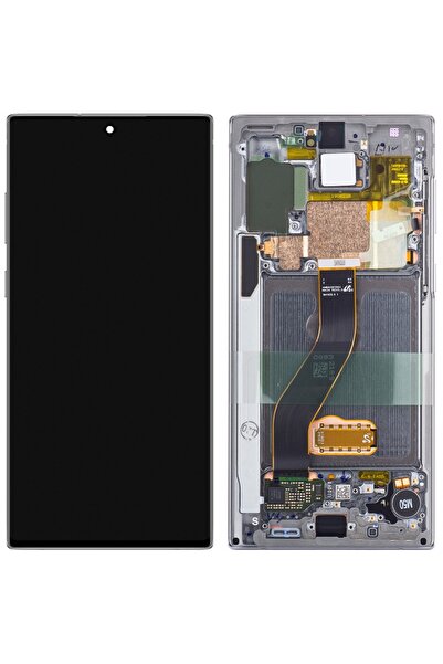 Samsung Galaxy Note 10 N970 Uyumlu Lcd Ekran Dokunmatik Silver Servis Gh82-20...