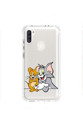 Merwish Samsung Galaxy A11 ve M11 Uyumlu effaf Tom ve Jerry Desenli Silikon K l f Kapak Fiyat Yorumlar Trendyol