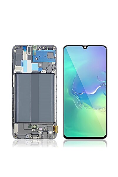 Samsung Galaxy A70 A705 Uyumlu Lcd Ekran Dokunmatik Siyah Hk Oled Çıtalı