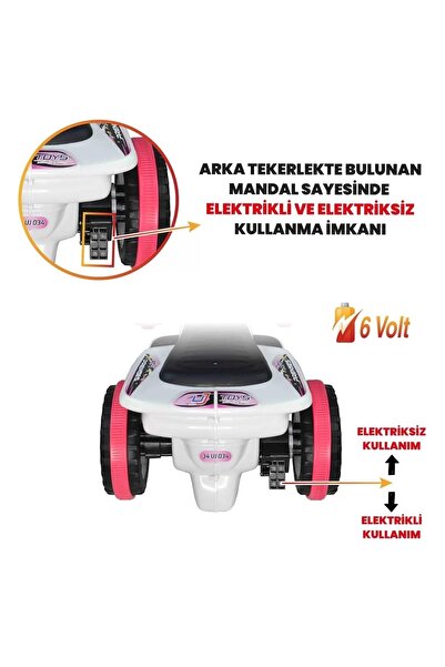 UJ Toys Thomas Kumandalı Akülü Tren Atv 2-4 Yaş Çocuklar Için