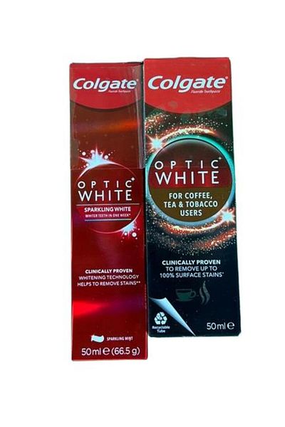 Colgate Optic White 50 Ml & Bright White 50 Ml