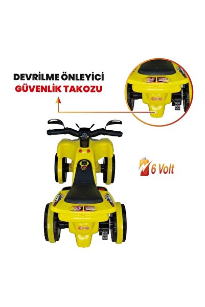 UJ Toys Thomas Kumandalı Akülü Tren Atv 2-4 Yaş Çocuklar Için