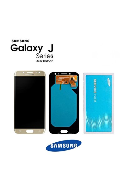 Samsung Galaxy J7 Pro 2017 J730 Uyumlu Lcd Ekran Dokunmatik Gold Servis Gh97-20801c