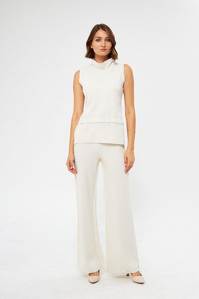 LAMANTE FISHER COLLAR KNITWEAR BLUZ