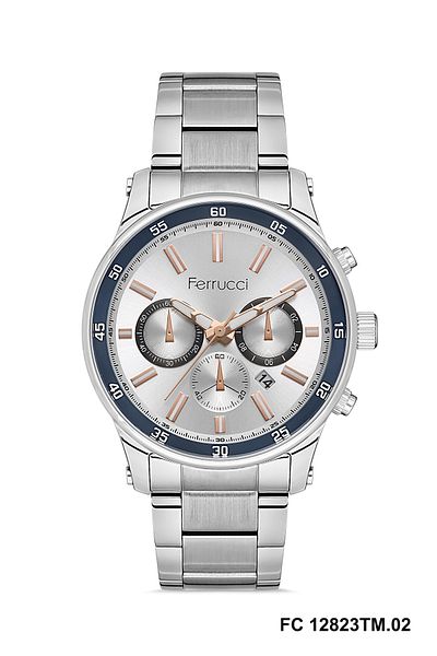 Ferrucci Brand Metal Men's Wristwatch (FC 12823TM.02)