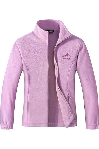 GENIUS STORE Unisex Polar Full Zippered Outdoor Fleece Jacket Tactical Fleece Γυναικείο-Ανδρικό Fleece Πολύχρωμο-πλήρες