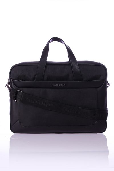 Pierre Cardin 01PC001197 Servietă unisex Computer laptop NEGRU