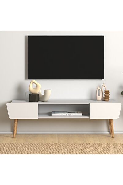Monte Sehpa Butterfly Tv Sehpası Beyaz