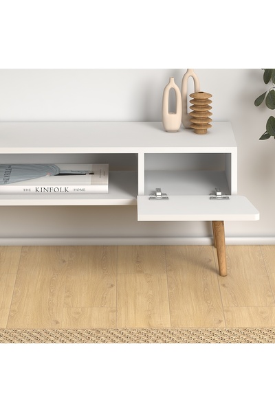 Monte Sehpa Butterfly Tv Sehpası Beyaz