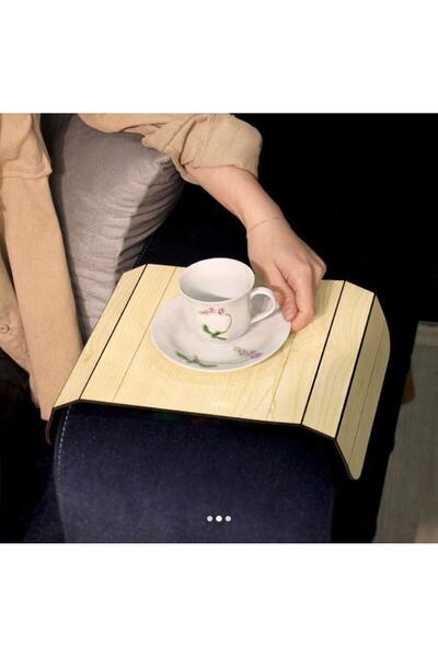 devigo Katlanabilir Portatif Koltuk Yan Sehpa Koltuk Tepsisi Kolçak Sehpa