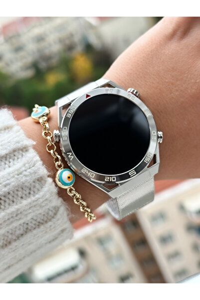 FERRO Son Sürüm(Aralık2023)Süper Amoled,Türkçe,Sesli Görüşme,11Farklı Spor Modlu Kadın AkıllıSaat+Bileklik