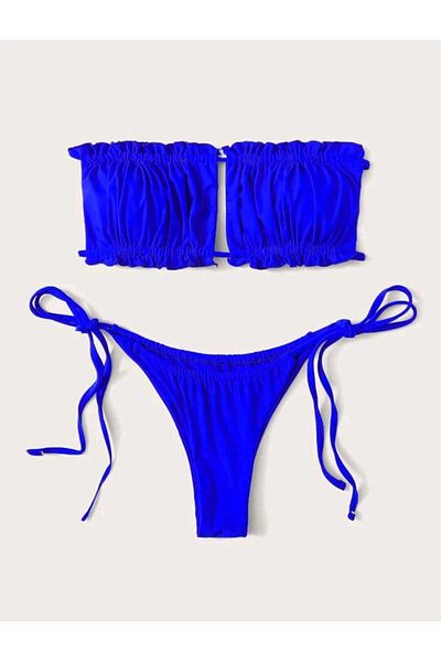 nuriçgiyim Gathered bikini set