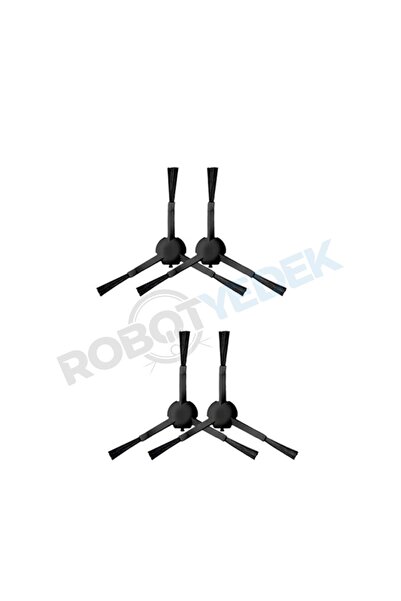robotyedek Dreame Bot L10S Pro Uyumlu Yedek Yan Fırça-4 Adet