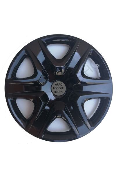 MR Ford Courier 14"inç Kırılmaz 4 Adet 1 Takım Piano Black Jant Kapağı