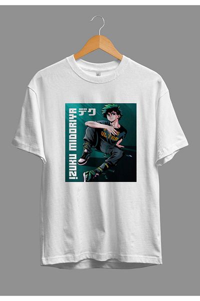 FULL TOLERANCE Μπλουζάκι ειδικού σχεδιασμού Oversize My Hero Academia Izuku Midoriya με χαρακτήρες anime