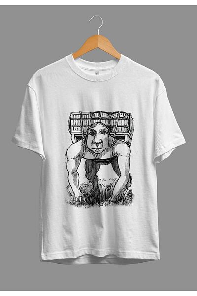 FULL TOLERANCE Μπλουζάκι με τυπωμένο χαρακτήρα Anime Oversize Attack On Titan Illustration