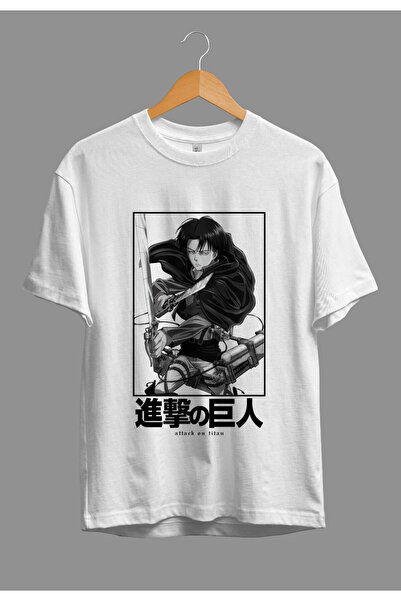 FULL TOLERANCE Oversize Attack On Titan Levi Ackerman Anime Karakter Baskılı ...