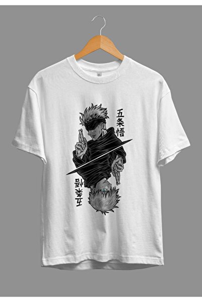 FULL TOLERANCE Μπλουζάκι με τυπωμένο σχέδιο χαρακτήρων Anime Oversize Jujutsu...