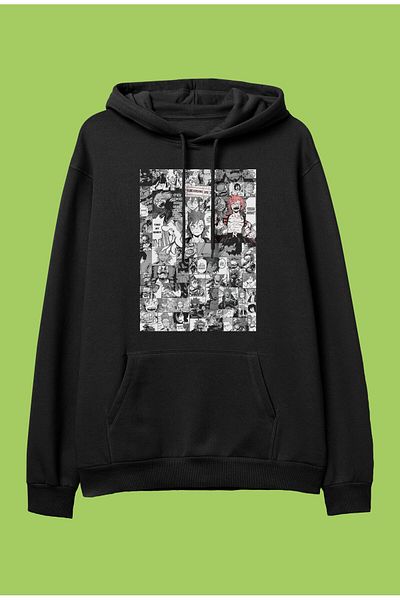 FULL TOLERANCE Суитшърт с качулка Oversize My Hero Academia Anime Eijiro Kirishima