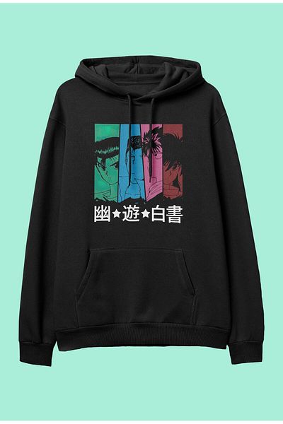 FULL TOLERANCE Hanorac cu glugă cu glugă Yu Yu Hakusho V30 Personaje cu design special
